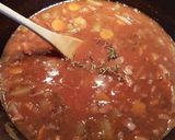 Une image de l'étape 7 de Lentilles vertes aux lardons et aux légumes.