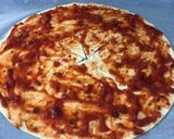 Une image de l'étape 2 de Pizza soleil au chorizo.