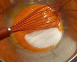Lekváros piskótatekercs recept fázis 2 fotója
