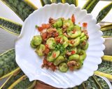 Hình bước làm 5 của món Mướp hương xào tôm sấy