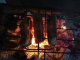 Ba chỉ nướng cuốn bánh tráng