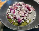 Une image de l'étape 6 de Sauté de porc aux champignons, tomates, oignons rouges et persil d'algues.