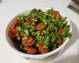 गाजर मटर की सब्जी (Gajar Matar ki sabzi recipe in Hindi) रेसिपी चरण 3 फोटो