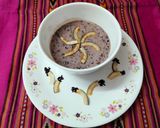 A picture of step 3 of Black rice and coconut milk pudding.