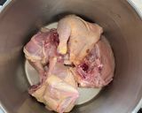 A picture of step 2 of Chicken soup - pressure cooker.
