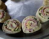 A picture of step 3 of Ham Rolls#endofyearchallenge.