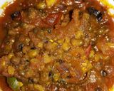 A picture of step 2 of Tadka egg mix.