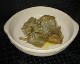 Foto del paso 1 de la receta: Alcachofas con huevo y micuit