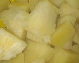A picture of step 1 of Yam fingers.