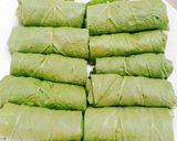 Hình bước làm 1 của món Canh cải cuộn thịt