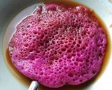 Foto langkah ke 6 dari resep Apam Batil/ Serabi Buah Naga.