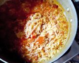A picture of step 1 of Offals jellof rice.