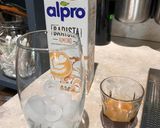 A picture of step 3 of Monday’s iced coffee to beat UK’s summer heat ☀️ 🧊.