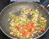 A picture of step 2 of Masala Vegetable Curd Rice.