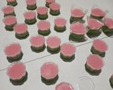 Foto langkah ke 6 dari resep Silky Puding Matcha Vla Stroberi.