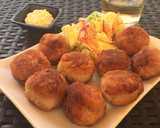Foto del paso 5 de la receta: Albóndigas de pollo con parmesano y cebolla caramelizada