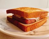 A picture of step 2 of Spam, Cheese, and Egg Sandwich.