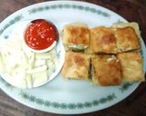 Foto langkah ke 18 dari resep Martabak Telur Ekonomis Hny 1 Telur Dg Tahu.