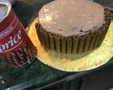A picture of step 4 of Chocolate brownie cake with tea ☕️.