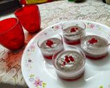 A picture of step 4 of Buckwheat firni with flavoured Gond katira or Badam pisin.