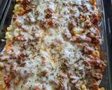A picture of step 8 of Baked Goulash #mommasrecipes.