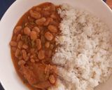 Une image de l'étape 6 de Soupe de haricot blanc à la morue salé.