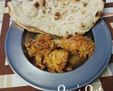 A picture of step 7 of Natu Kodi Iguru/Country Chicken Curry.