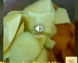 A picture of step 1 of Mango Frooti.