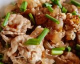 รูปขั้นตอนการทำที่ 5 ของ ข้าวหน้าหมูซีอิ๊วราดไข่ 🐽