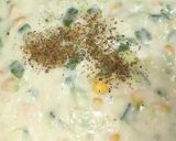 A picture of step 3 of Cheesy white sauce Pasta.