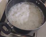 A picture of step 3 of Suji Ka Halwa recipe 😋.