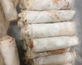 Hình bước làm 4 của món Bún Chả Ram (Bún Chả Giò)