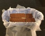 A picture of step 2 of Mocha Chip Ice Cream Sandwich Layer Cake.