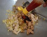 Foto langkah ke 5 dari resep Makaroni Tumis Ayam Bombay.