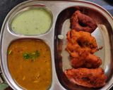 A picture of step 6 of Ulunthu vadai.