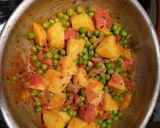 आलू मटर ड्राई वेज मसाला (Aloo mater dry veg masala recipe in hindi) रेसिपी चरण 8 फोटो