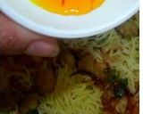A picture of step 7 of Cauliflower biryani.