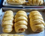 Foto langkah ke 2 dari resep Roti isi pisang coklat.
