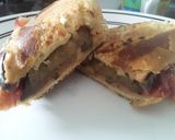 Foto del paso 16 de la receta: 😜😛Vegetales Asados entre dos panes... 🍞🍆🥒🌰🧀🥪