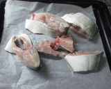 Foto del paso 1 de la receta: Pescado sobre disco de calabaza