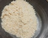 A picture of step 2 of Peanut Katli.