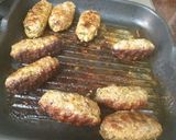 A picture of step 4 of Mutton seekh kabab.