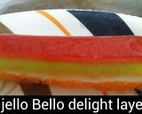 A picture of step 4 of Jello bello delight.