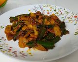 भिंडी मसाला (bhindi masala recipe in Hindi) रेसिपी चरण 3 फोटो