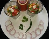 A picture of step 2 of Namkeen Mayo Veg Chaat.
