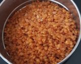 A picture of step 1 of Dal Dhokli.