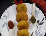 A picture of step 2 of Chickpea Flour (Batata Vada).