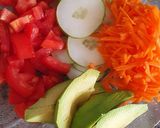 Foto del paso 2 de la receta: 🥢🍚 Poke bowl "otoñal" con calabaza, choclo y chauchas 🍲
