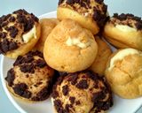 Foto langkah ke 10 dari resep ChouxCraquelinChocoVanilla & ChouxVanilla 🍫🍦.