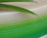 Foto langkah ke 8 dari resep Kue Lapis Tepung Beras Ombre Hijau + tips.